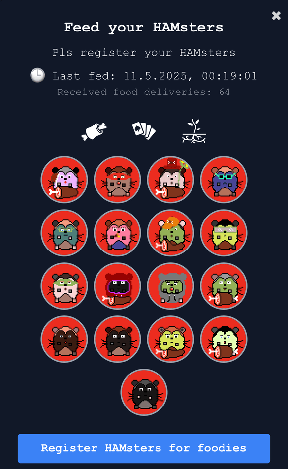 BASEd HAMsters - Farcaster Mini Apps screenshot